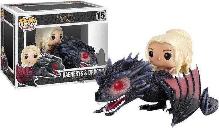 SF・ファンタジー・ホラー Funko POP! Rides Daenerys & Drogon No.15 Game Of Thrones - Daenerys Targaryen And Drogon 15 Funko Pop